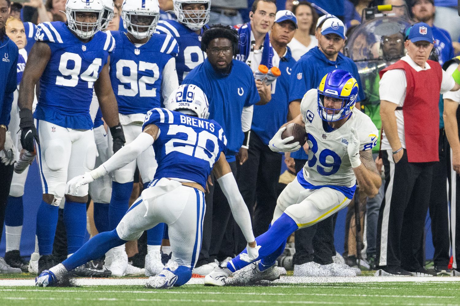 Tyler Higbee vs. the Indianapolis Colts
